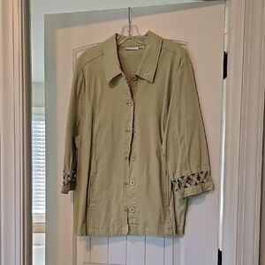 Light Green Button-Up Jacket